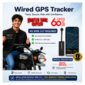 Wired GPS Tracker - 1 Year Recharge without Remote Engine Lock